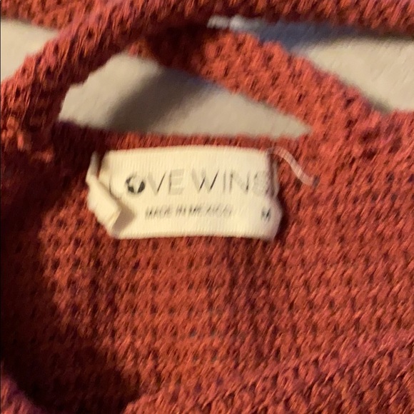 Love Wind Medium Crop Knot Sweater - Picture 3 of 5